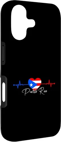Miniatura 3 de Puerto Rico Boricua Heartbeat Puerto Rican Flag Case for iPhone 17