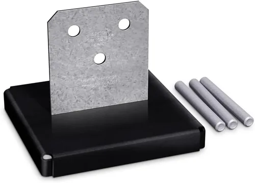 Miniatura 2 de Simpson Strong-Tie CPT88Z CPTZ ZMAX Base de poste oculta galvanizada para 8x8 (paquete de 6)