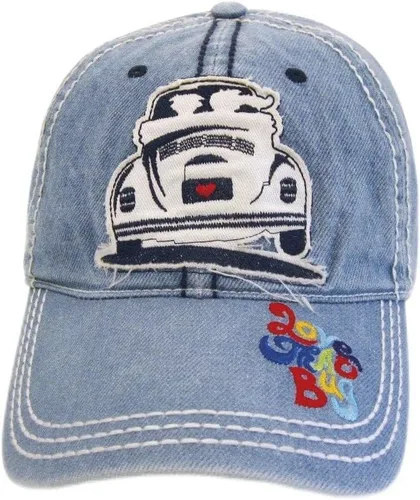 BRISA VW Collection - Gorra de béisbol de Volkswagen, gorra militar con diseño de autobús o escarabajo, talla única