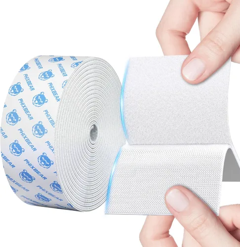 Miniatura 7 de PHIXBEAR Sujetadores de Cinta de Gancho y Bucle, Hechos de 3M, Cinta Adhesiva de Resistencia Industrial Pesada, Para Fijar Cojines de Sofá, Hogar