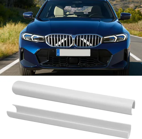 Miniatura 11 de Jaronx Compatible con Cubierta de Soporte en V de BMW, Insertos de Parrilla Frontal Cubiertas de Moldura de Soporte en V Compatibles con BMW