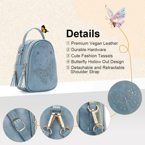 Miniatura 5 de APHISON Bolsos pequeños de moda, bolso de hombro, bolso cruzado para mujer