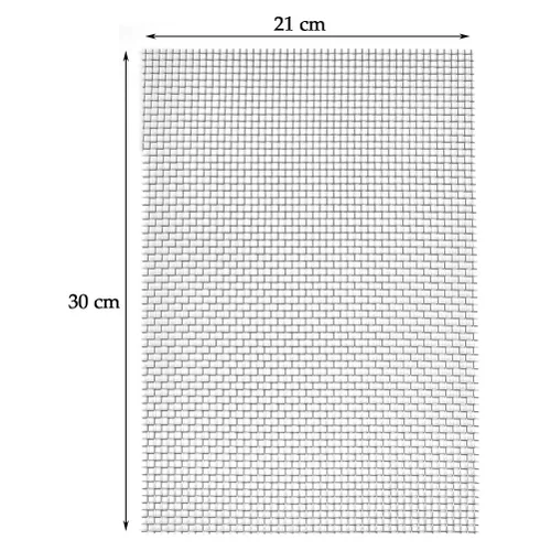 Miniatura 2 de TIMESETL 3 piezas de alambre tejido de acero inoxidable 5 malla - 12 "x 8" (30x21cm) Metal guardia de seguridad de jardín de malla de gabinetes