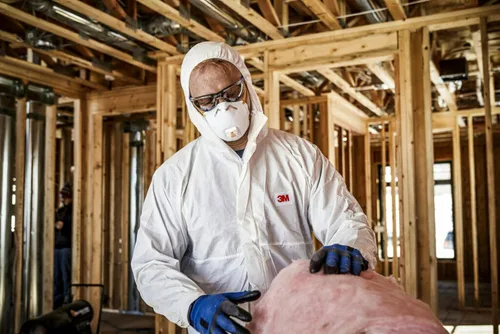 Miniatura 9 de 3M 8511 Respirador con válvula de flujo frío N95 de lijado y fibra de vidrio, aprobado por NIOSH, alivio del polvo y ciertas partículas durante