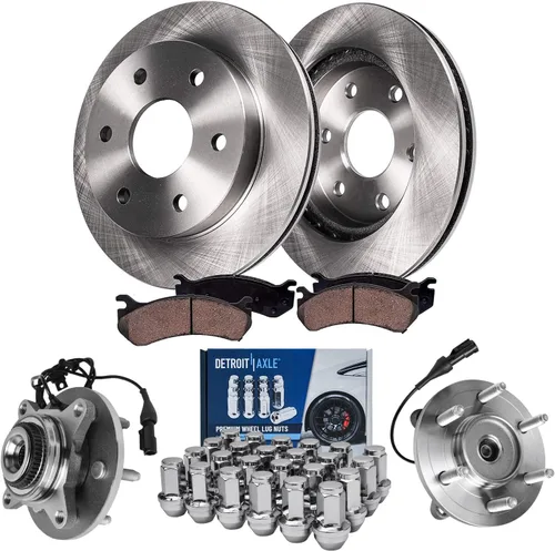 Miniatura 91 de Detroit Axle - Rotores de freno para Chrysler 200 2015 2016 2017, Rotores de freno de disco de reemplazo: 12.01" pulgadas delantero y 10.95