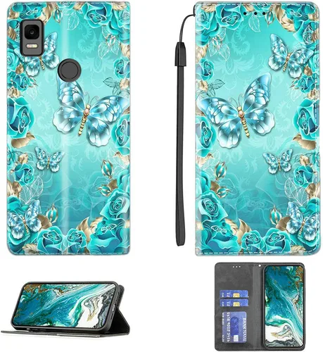 Miniatura 260 de Funda para Moto One Zoom compatible con Motorola One Zoom Phone Case Flip Stand Cover Magnetic Close YHD