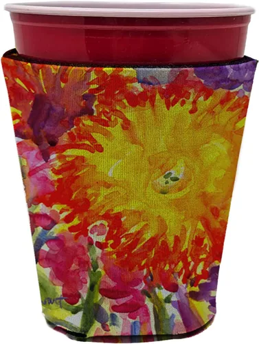 Miniatura 26 de Caroline's Treasures 6015LITERK Flower – Bird of Paradise Botella de vino Hugger Botella Enfriador de Frigorífico Hugger Funda Abrazadora Lavable a