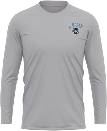 Miniatura 45 de Camisa deportiva de manga larga oficial de la NCAA Collegiate para hombre, con logotipo en el pecho izquierdo, colección Athletic Heather
