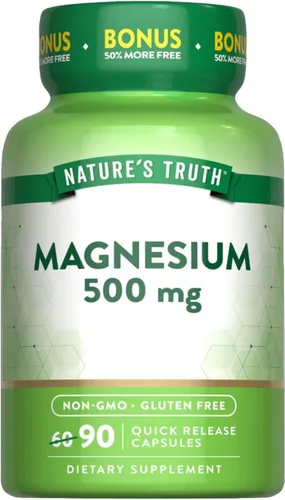 Nature's Truth Óxido de magnesio 500 mg (paquete de 6)