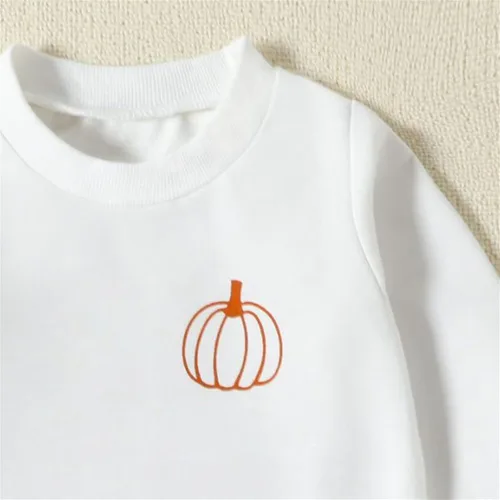 Miniatura 2 de Ropa para niñas pequeñas, traje de algodón suave y cálido con cuello redondo y manta de recepción con diadema para niña