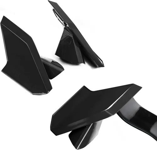 Miniatura 7 de Alerón tipo R estilo negro brillante para Honda Civic 4 puertas Sedan 2016 2017 2018 2019 2020 2021