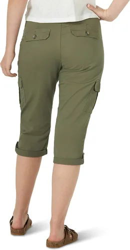 Miniatura 2 de Lee Pantalón capri tipo cargo de tiro medio flexible para mujer