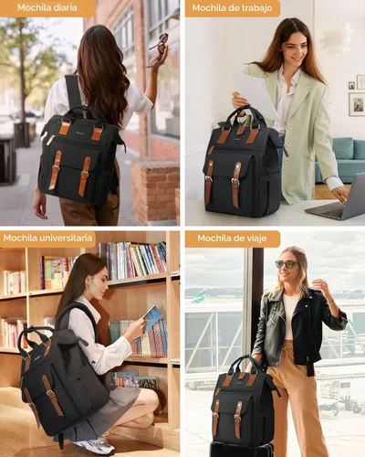 Miniatura 7 de LOVEVOOK - Mochila para laptop, para viaje de trabajo, bolso de enfermera, profesor, médico, viajero, para computadora de negocios, mochila 1