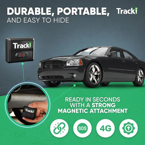 Miniatura 3 de Tracki Mini rastreador GPS, suscripción de 6 meses incluida - Rastreador universal compacto 4G LTE para vehículos, bolsas, equipaje y activos