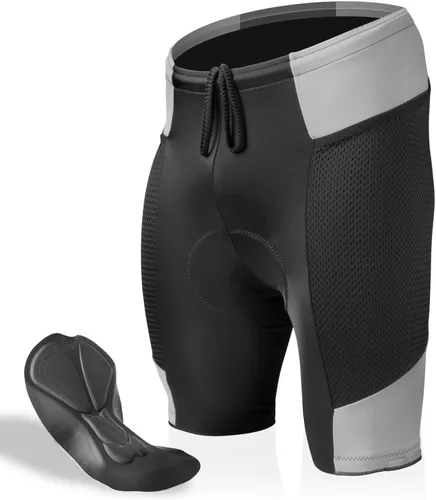 Miniatura 3 de Pantalones cortos de ciclismo acolchados Gel Touring para hombre Innovadores bolsillos de malla Fabricado en Estados Unidos