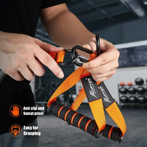 Miniatura 8 de HPYGN Bandas de Resistencia Pesada, Bandas de Ejercicio de 300LBS para Entrenamiento, Bandas de Fitness con Asas, Bandas de Entrenamiento