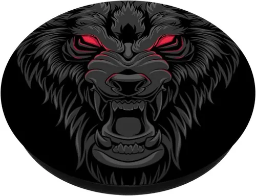 Miniatura 2 de Viking Fenrir - Monstruoso Lobo Mitología Nórdica Símbolo PopSockets intercambiables PopGrip