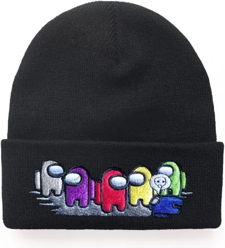Awyjcas Videojuegos Impostor Moda Tendencia Clásico Invierno Cálido Gorro de Punto Gorro para Niños Adultos Adolescentes Cap
