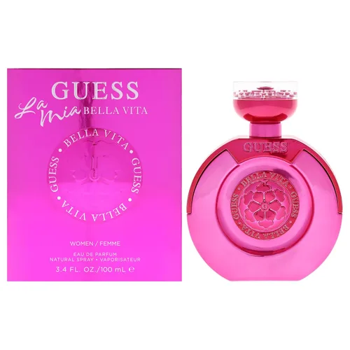 Guess La Mia Bella Vita Eau de Parfum - Perfume en espray para mujer, 3.4 onzas líquidas