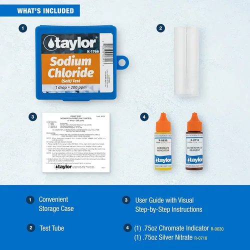 Miniatura 4 de TAYLOR TECHNOLOGIES INC K-1766. Prueba de caída de cloruro de agua salada