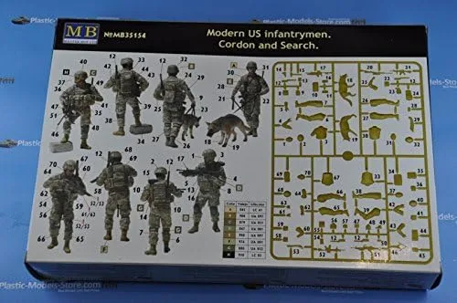 Miniatura 3 de Master Box Modern US INFANTRYMEN. Cordon and Search 4 Figuras 1/35 35154