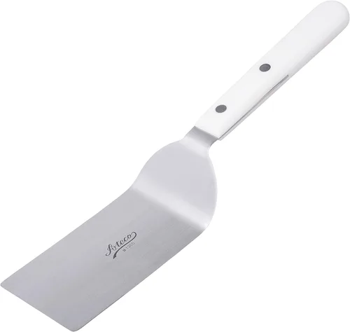 Miniatura 2 de Ateco Hoja recta de acero inoxidable de 4 pulgadas, mango de plástico, espátula de glaseado apta para lavavajillas, pequeña