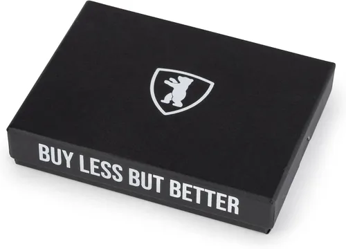 Miniatura 12 de BERLINER BAGS Funda de piel prémium para tarjetas, tarjetero con bloqueo RFID para hombres y mujeres, Negro -, Minimalista