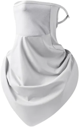 Miniatura 15 de Protector facial unisex UV multiusos protector para el cuello, polaina elástica para la cara con bucles para las orejas