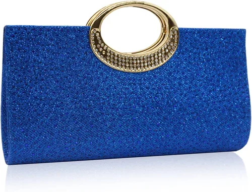 Labair Bolso de mano con diamantes de imitación para mujer, bolso de noche de cristal, bolso de mano para fiesta de boda, fiesta de graduación,