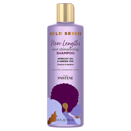 Miniatura 9 de Pantene Gold Series - Acondicionador rejuvenecedor de raíces con aceite de albaricoque y té verde, hidrata y fortalece, para cabello natural