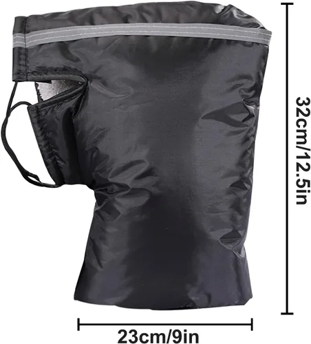 Miniatura 5 de Guantes de manillar de motocicleta, guantes de mano, guantes de invierno para ciclismo, calentadores de manos, resistentes al viento, impermeables