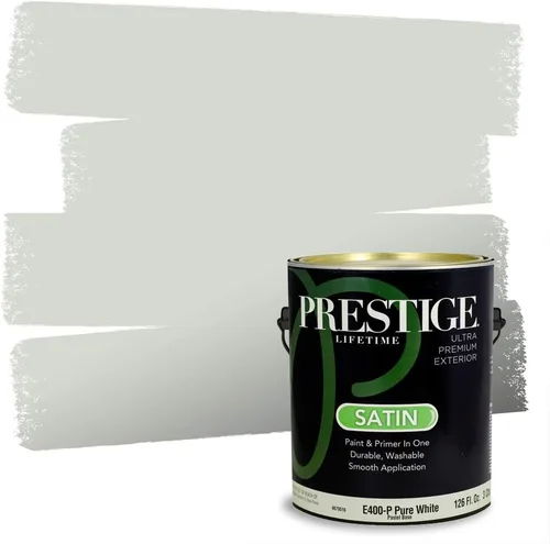 Miniatura 116 de PRESTIGE Paints - Pintura interior e imprimación en uno, 1 galón, cáscara de huevo, pimienta envejecida