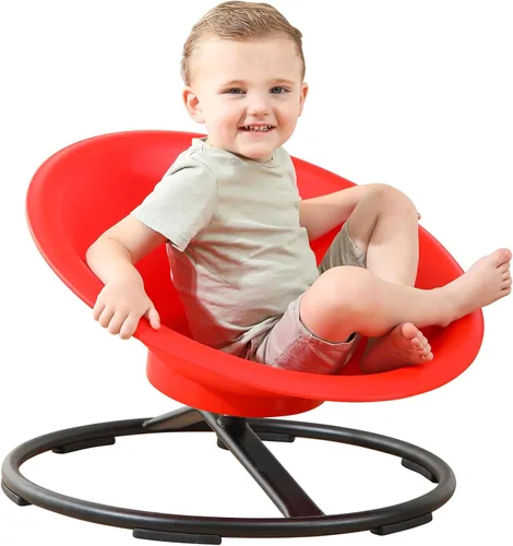Miniatura 11 de Silla Giratoria para Niños Autistas, Juguetes de Sentarse y Girar para Autismo para Edad 3+, Silla Giratoria Sensorial que Mejora las Habilidades