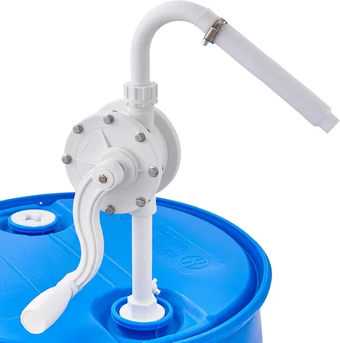 Miniatura 10 de VEVOR Bomba de tambor, flujo de 6.5 GPM, manivela manual de bomba de barril giratoria, se adapta a tambores de 5 a 55 galones con ensamblaje de tubo