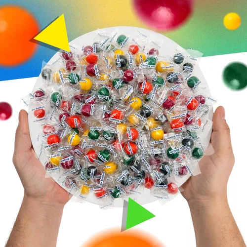 Miniatura 6 de Jawbreakers - Caramelos duros Bolsa de 1 libra – Aprox. 75 unidades Surtido con sabor a frutas