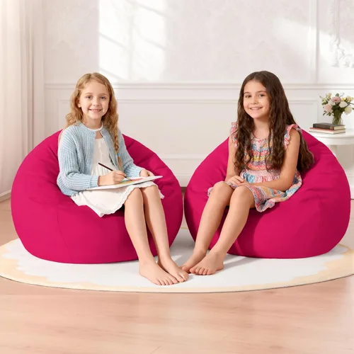 Miniatura 52 de Homguava - Sillón puff de 3 pies Sillón estilo puff grande de 3 pulgadas con relleno de espuma viscoelástica, sofá suave con funda de terciopelo