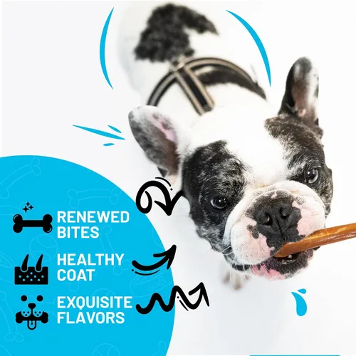 Miniatura 4 de Sitka Farms Bully Sticks de 6 pulgadas, 20 unidades, golosinas naturales para perros de carne de res alimentada con pasto, sin granos ni cuero