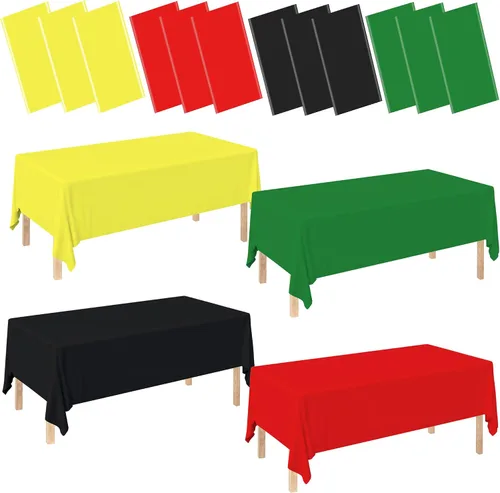 Miniatura 30 de 2 manteles de bienvenida de regreso a clases, 54 x 108 pulgadas, desechables, de plástico, impermeable, decoración para fiesta del primer día
