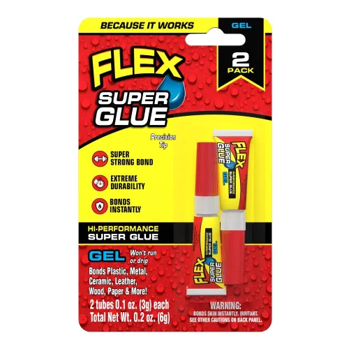 Miniatura 11 de Flex Super Glue Líquido, Botella de 20 Gramos, Pack de 2, Transparente, Enlace Instantáneo, Secado Rápido, Adhesivo de Cianoacrilatos, Punta