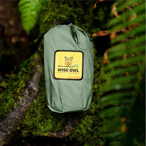 Miniatura 9 de Wise Owl Outfitters Toldo para Hamaca – Funda de lona impermeable para acampar con estacas de tienda de campaña y bolsa de transporte, refugio Salvia