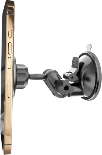 Miniatura 7 de Soporte universal para teléfono de ducha con espejo, multidireccional doble con ventosa giratoria de 360 grados, soporte de montaje en pared