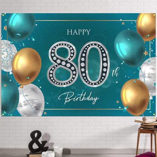 Miniatura 18 de HAMIGAR Fondo de pancarta de feliz cumpleaños número 10 de 6 x 4 pies, decoraciones de cumpleaños de 10 años, suministros de fiesta para niñas