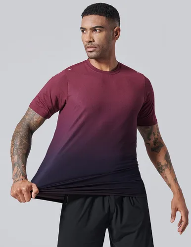 Miniatura 5 de Paquete de 5 camisetas de manga corta, con cuello redondo y de secado rápido para hombre, camisetas deportivas para correr, entrenar o ir al gimnasio