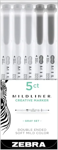 Miniatura 2 de Zebra Pen Grays Zebra HIGHLITER 5/PK, 5 unidades (paquete de 1)