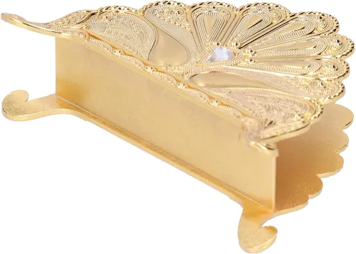 Miniatura 4 de Retro Napkin Holder, Table Tissue Dispenser, European Style Serviette Rack with Powder - Coated Steel Finish, Zinc Alloy Napkin Organiser for