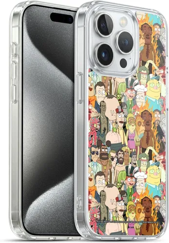 Miniatura 51 de Head Case Designs Funda de gel con licencia oficial de Rick and Morty Aliens Season 3 [protección de grado militar] compatible con Apple iPhone 12
