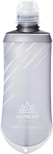 Miniatura 26 de TRIWONDER Botella de agua de mano para correr, Quick Grip Chill Botella de agua suave de mano de 17 onzas con correa de mano, paquete de Botella