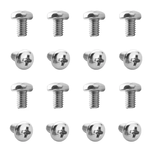 Miniatura 54 de Tornillos de máquina de jalar de perilla M4-0.028x0.197 in M4-0.028x0.197 in Tornillos de cabeza plana métrica Phillips Drive Tornillo de cabeza