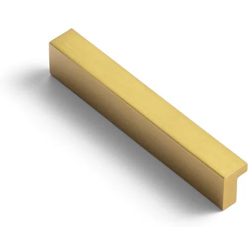 Miniatura 13 de Goo-Ki - Tiradores de gabinete de 12 piezas – Tiradores de cajón de latón cepillado claro de 3 pulgadas (76mm) con centros de agujeros – Tiradores