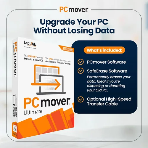 Miniatura 4 de Laplink PCmover Ultimate 11 - Migration of your Applications, Files and Settings from an Old PC to a New PC - Data Transfer Software - With Optional
